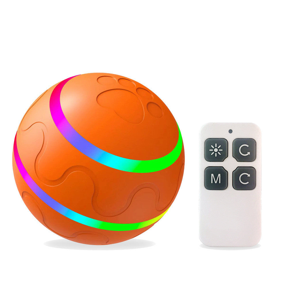 Interactive USB Pet Ball Toy with Self-Rotating Fun!