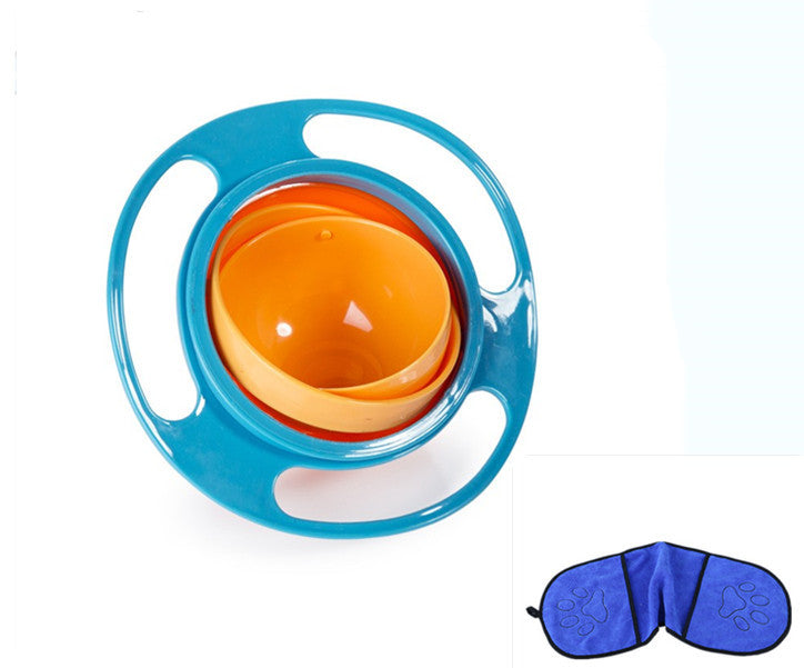 360° Rotating Spill-Proof Universal Bowl – Perfect for Mess-Free Meals