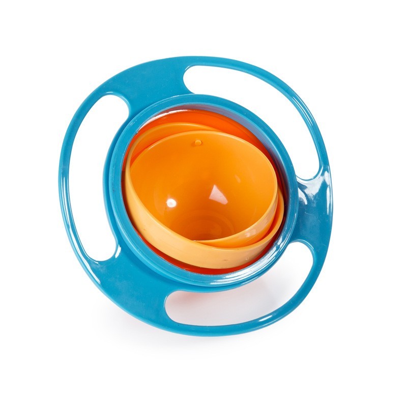 360° Rotating Spill-Proof Universal Bowl – Perfect for Mess-Free Meals