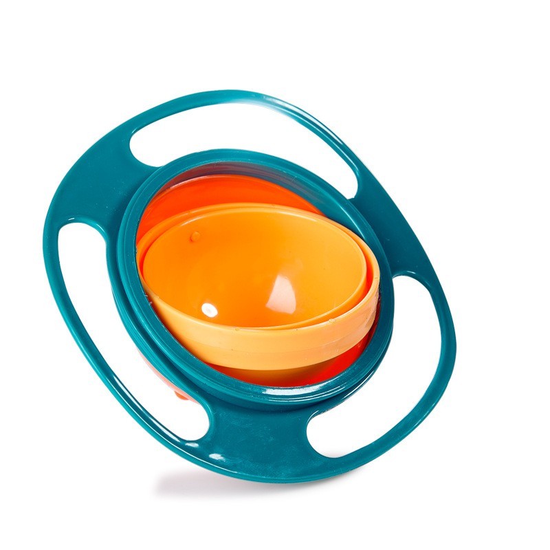 360° Rotating Spill-Proof Universal Bowl – Perfect for Mess-Free Meals