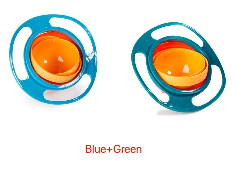 360° Rotating Spill-Proof Universal Bowl – Perfect for Mess-Free Meals