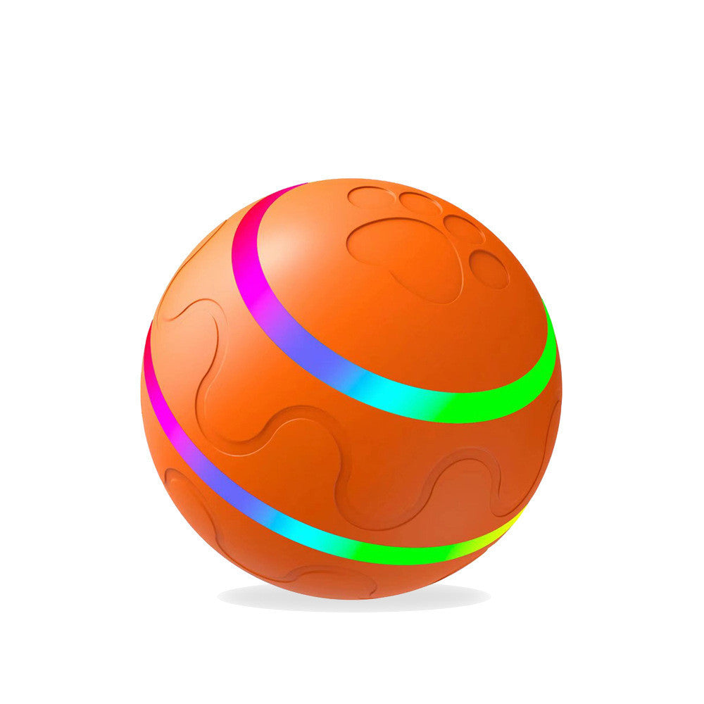 Interactive USB Pet Ball Toy with Self-Rotating Fun!