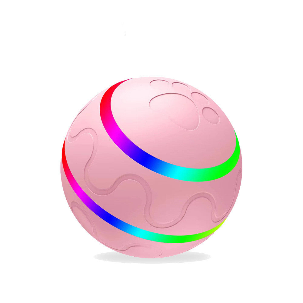 Interactive USB Pet Ball Toy with Self-Rotating Fun!