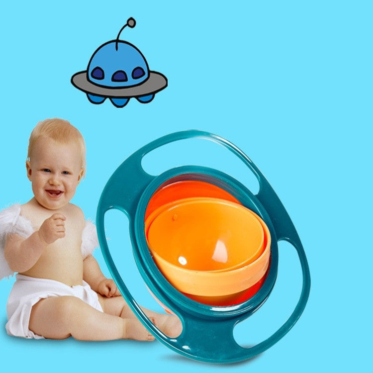 360° Rotating Spill-Proof Universal Bowl – Perfect for Mess-Free Meals