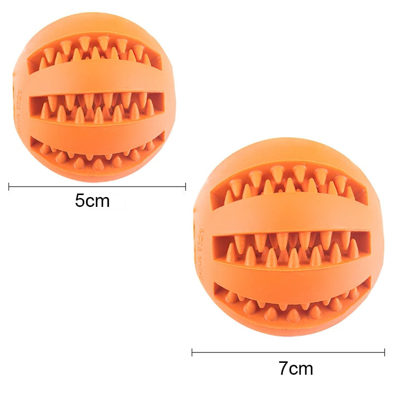 Interactive Elasticity Rubber Dog Ball Toy for Playful Pups