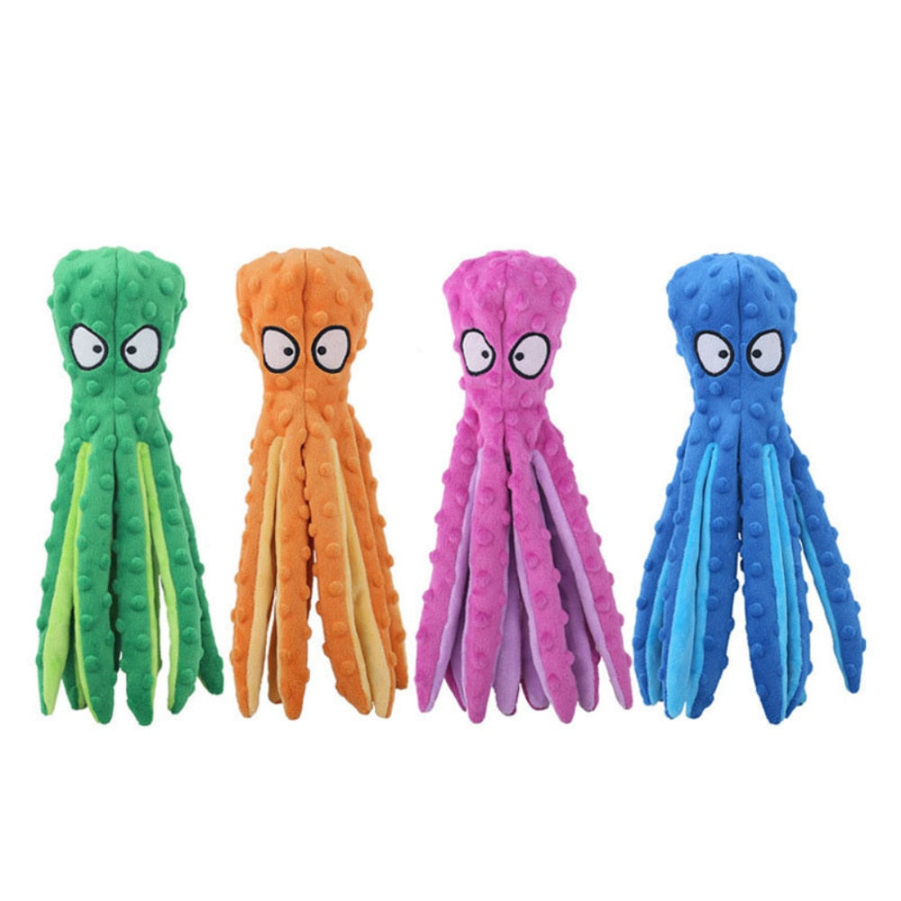 Cute Interactive Plush Octopus Toy for Dogs