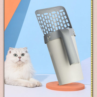 Efficient Self-Cleaning Cat Litter Box Scoop for Cat Enthusiasts