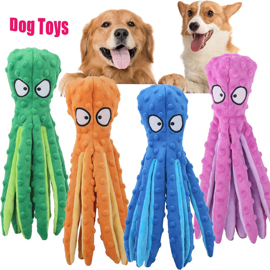 Cute Interactive Plush Octopus Toy for Dogs