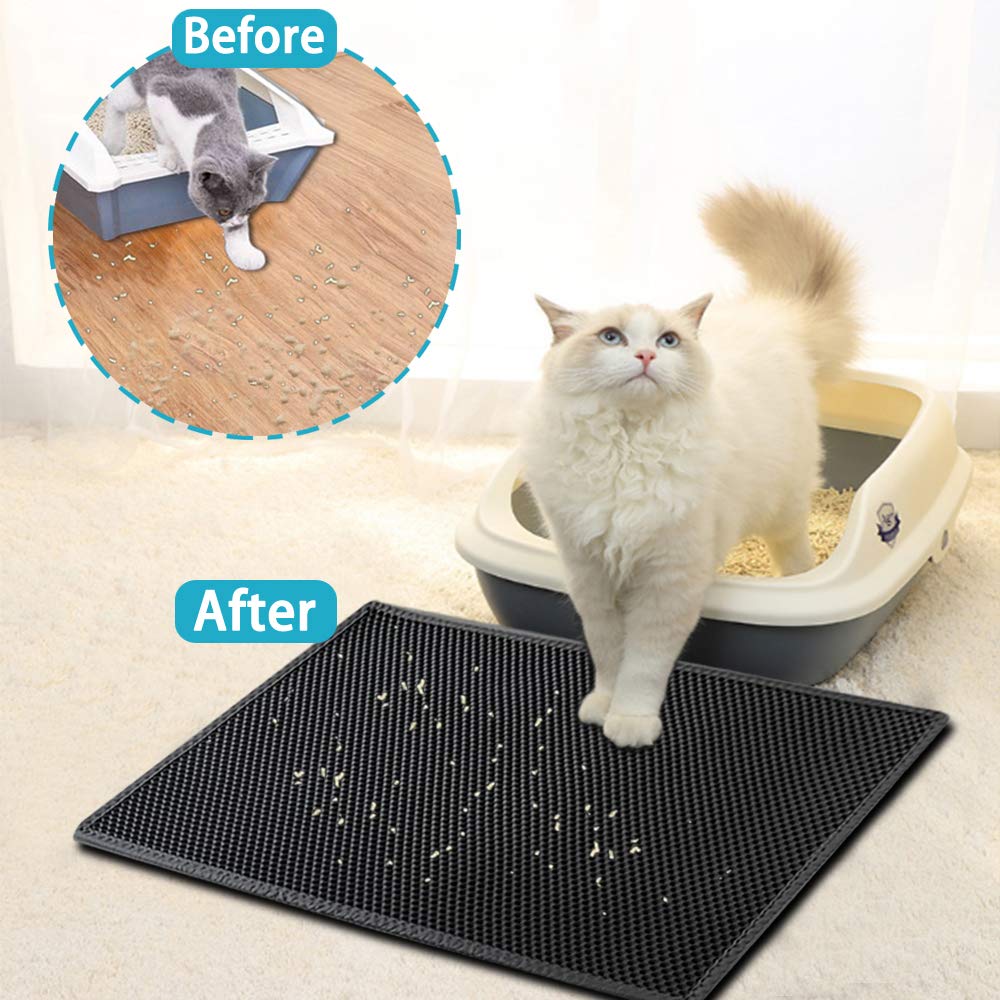 Effective Double Layer Waterproof Cat Litter Mat