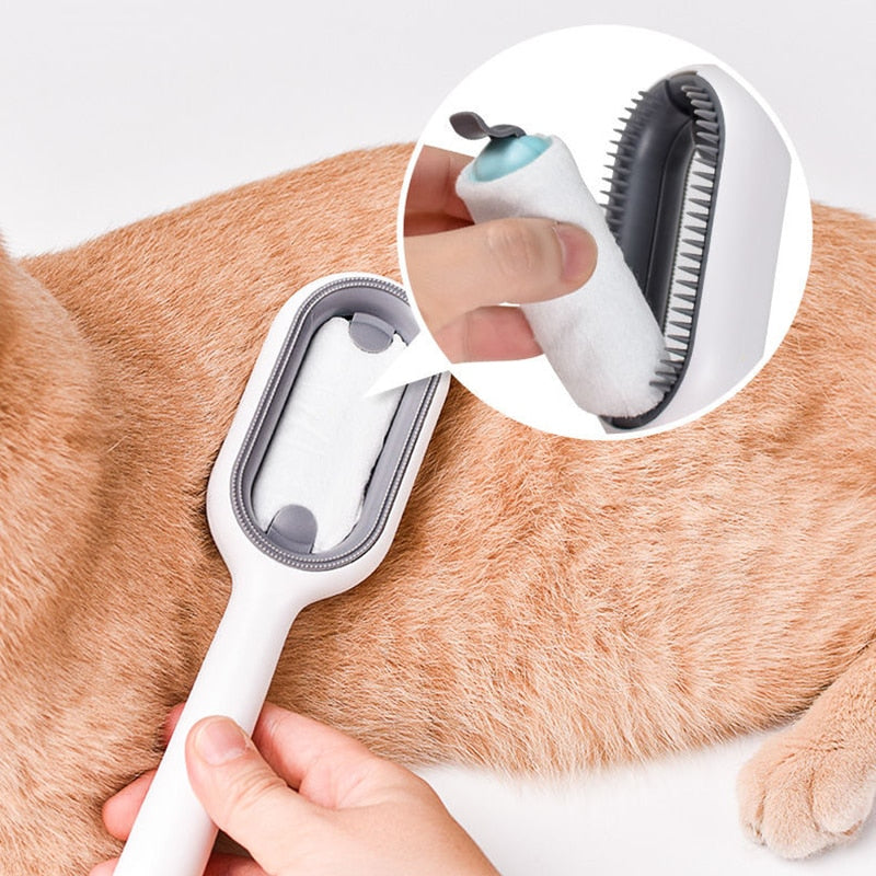 Efficient Double-Sided Pet Hair Removal Brushes and Wipes
