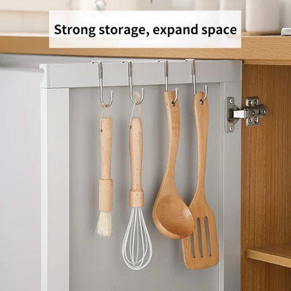 Stainless Steel Double S-Shape Storage Hook for Kitchen and Bathroom
